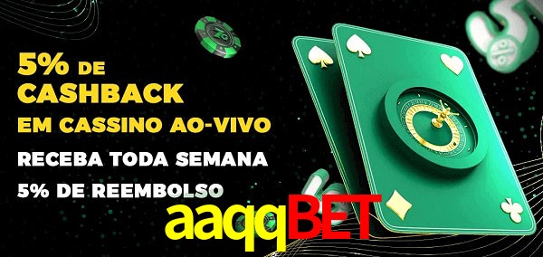 Promoções do cassino ao Vivo aaqqbet